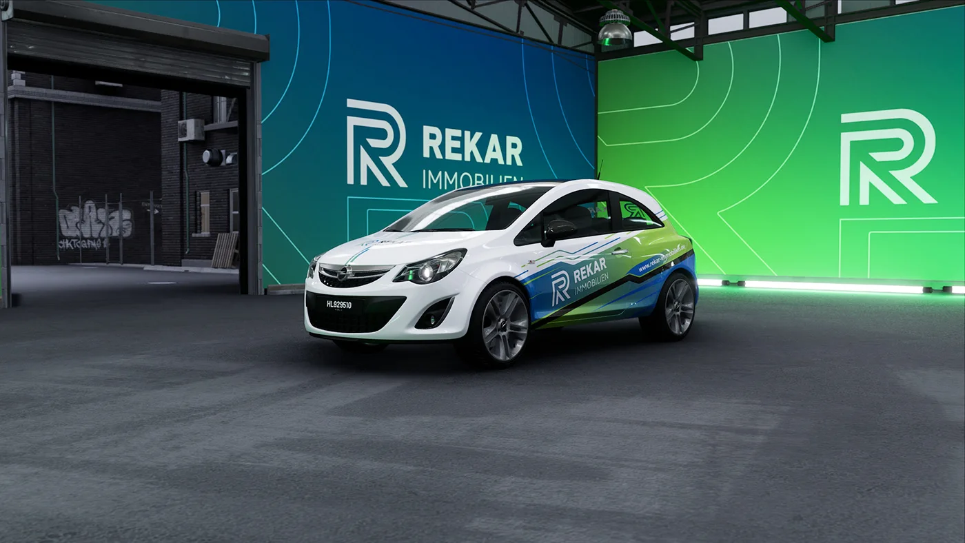 Rekar · reklama na pojazdach
