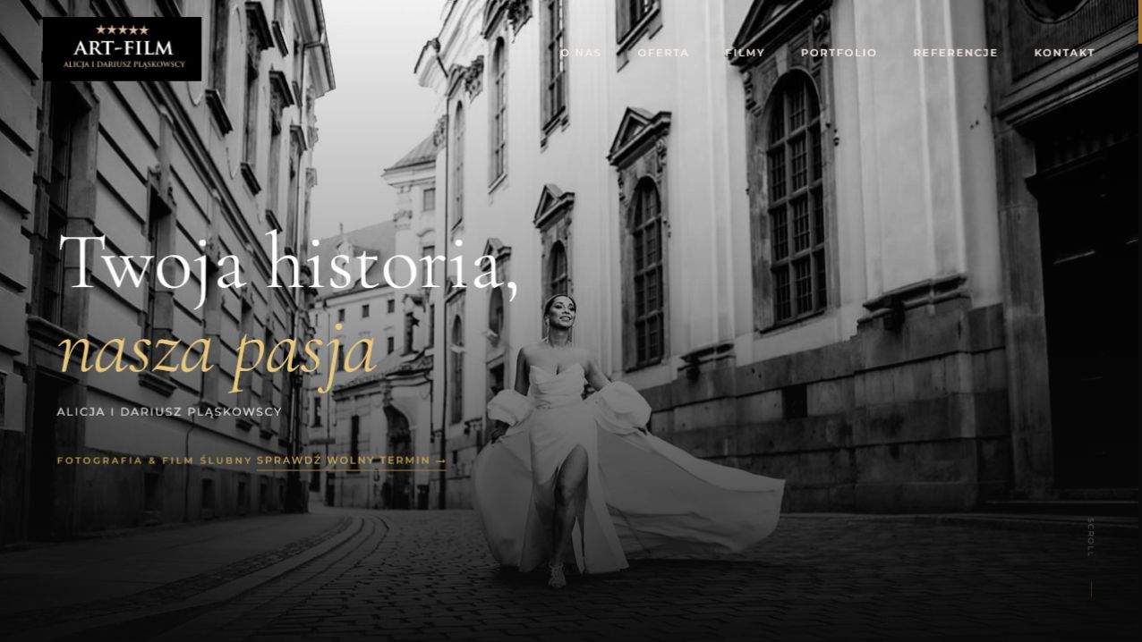 ART-FILM — realizacja strony internetowej PLASTICZ