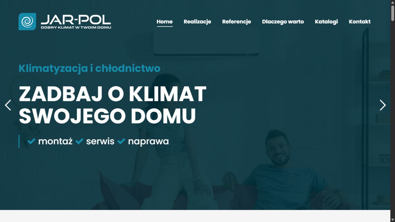 JAR-POL — realizacja strony internetowej PLASTICZ