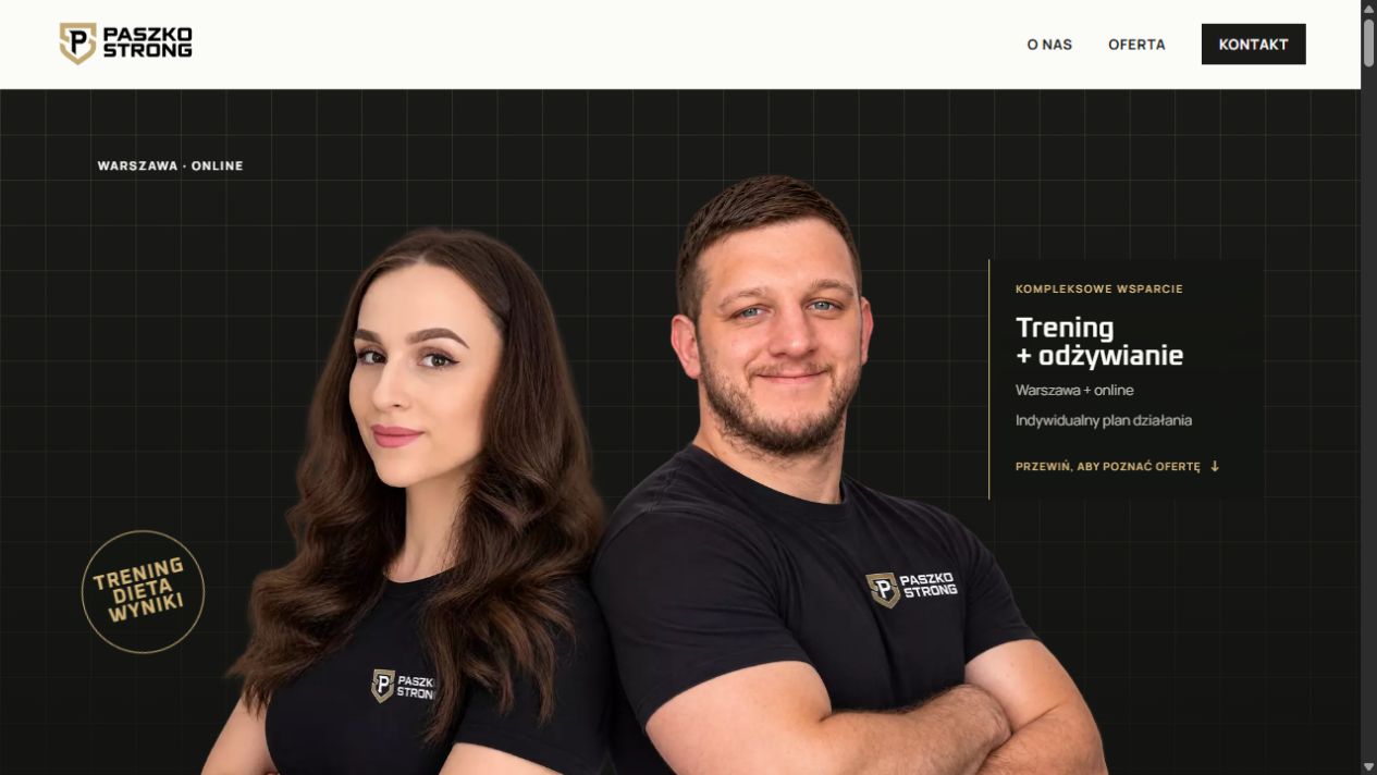 Strona PASZKOSTRONG wykonana przez PLASTICZ